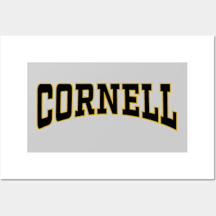 Cornell - Black and Gold Posters and Art